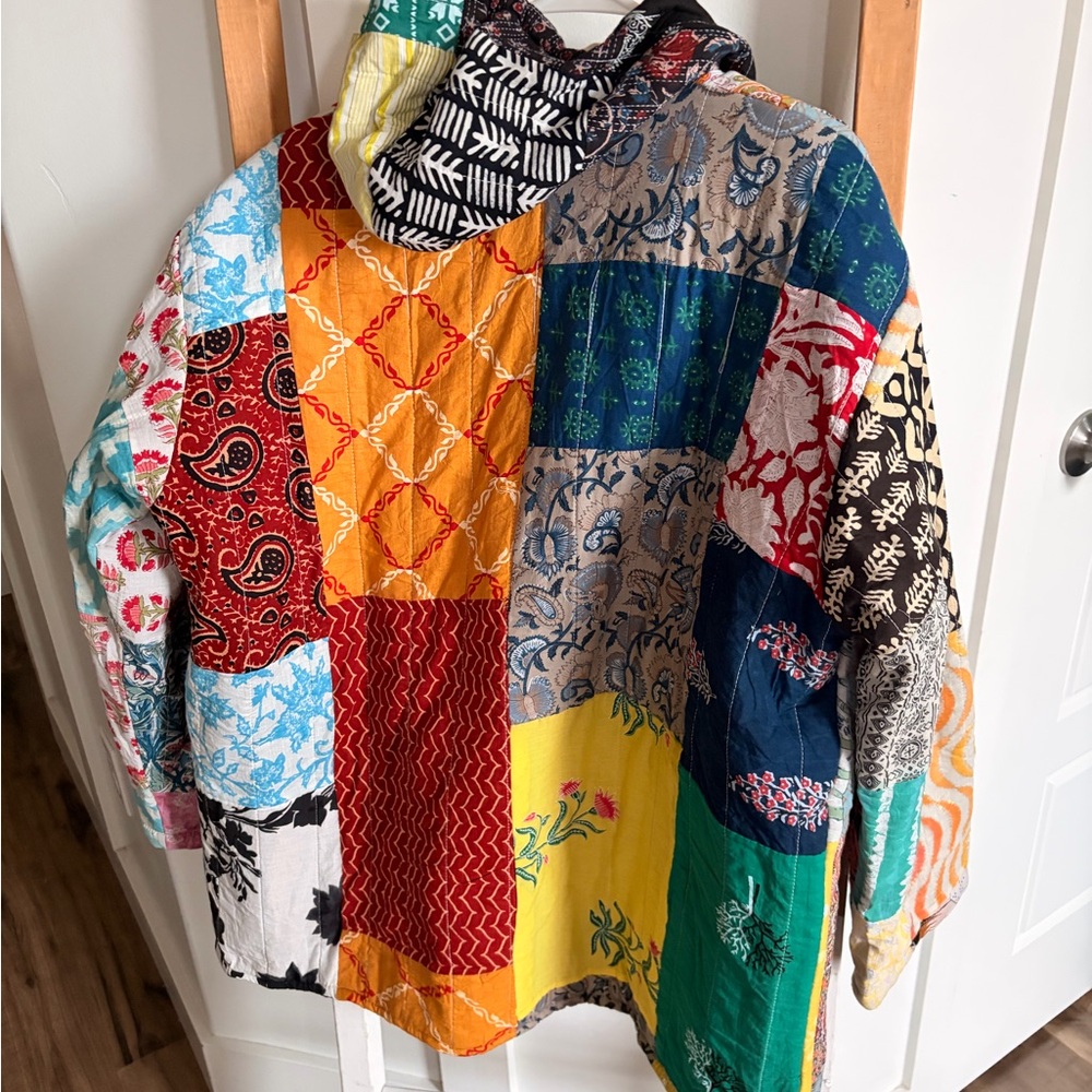 Kantha colorful Patchwork Women's Jacket - image 3